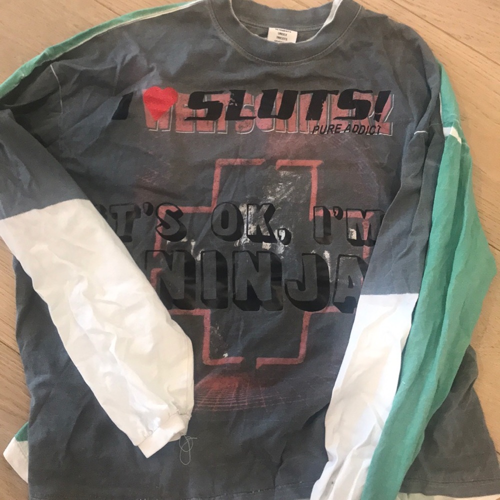 Authentic Vetements long sleeve cotton shirt.